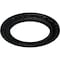 Ekena Millwork Andrea Ceiling Medallion (Fits Canopies up to 8"), Hand-Painted Jet Black, 12"OD x 8"ID x 1/2"P CM12ADBLF - alternate 4